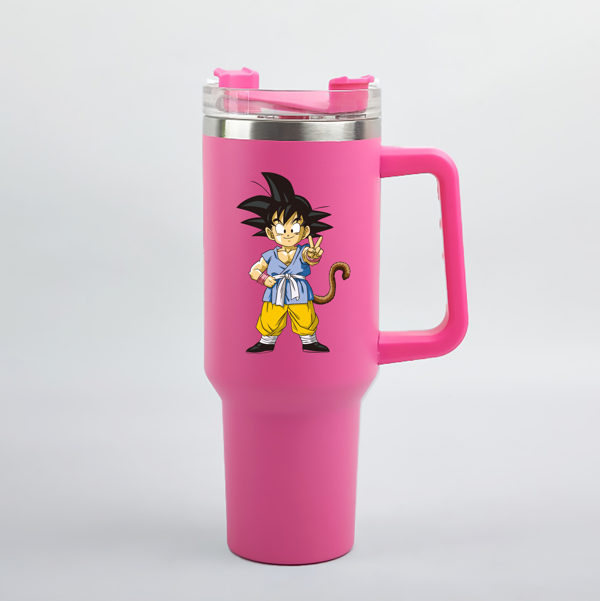 （画像用） ドラゴンボール 孫悟空（そん ごくう）Son Goku カカロット DRAGON BALL Kakarotto 1200mL車用タンブラー（カラープリント）